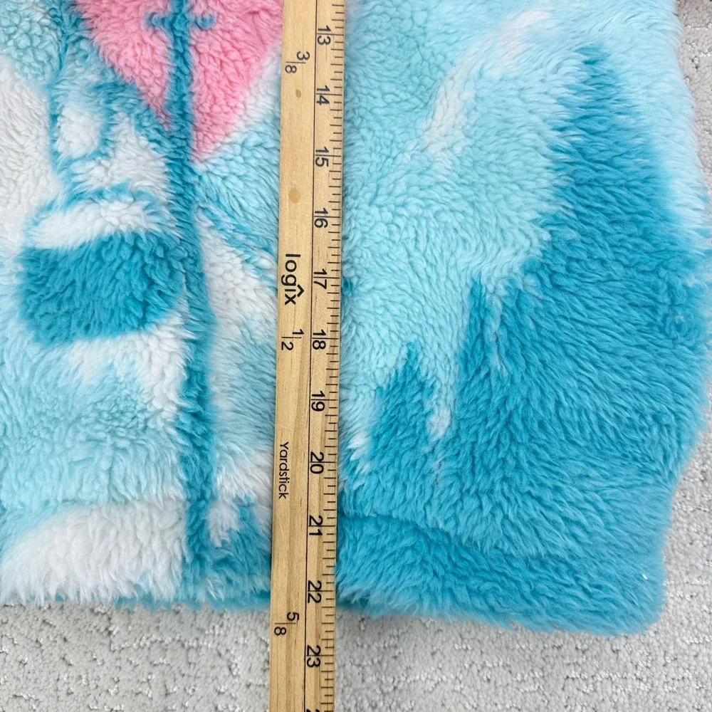 Beach Riot for Anthropologie Ski Lift Fleece Pullover Pink Blue S NEW - Picture 10 of 11